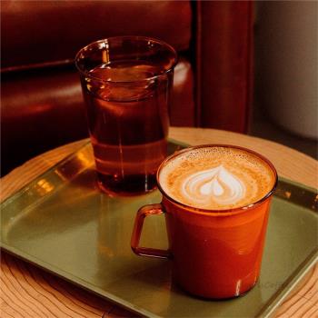 日本KINTO CAST AMBER新款琥珀復古耐熱玻璃杯咖啡杯茶杯馬克杯子