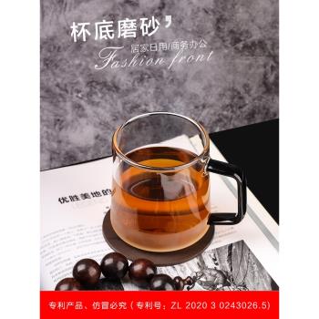 英國ORTOR玻璃茶杯茶水分離杯辦公家用水杯過濾泡茶杯節日禮物