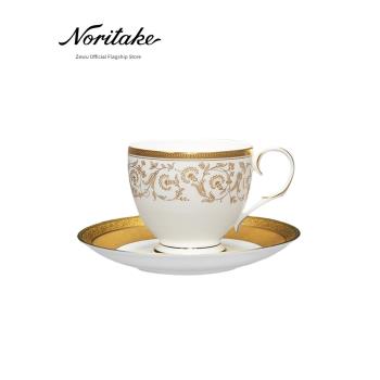 Noritake則武 SUMMIT GOLD奢華骨瓷咖啡杯子歐式復古下午茶具茶杯