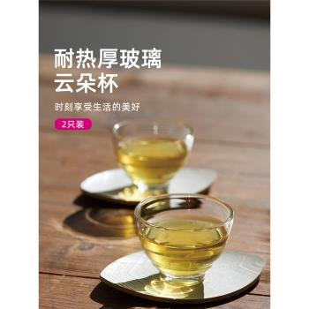 HARIO日本耐熱玻璃杯加厚創意咖啡杯茶杯冷水杯家用酒水杯HU