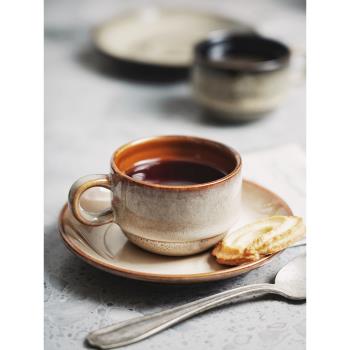 JAGEN MAKER歐式陶瓷咖啡杯碟創意家用早餐杯碟茶杯辦公咖啡杯具