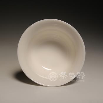 茶與器臺灣三希堂經典人氣牙白小古月品茗杯白瓷功夫茶杯陶瓷茶具