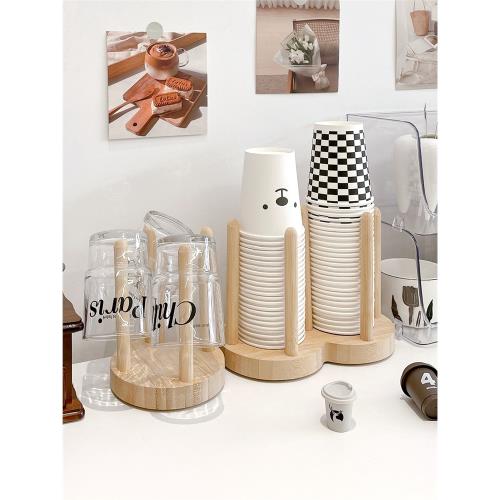 杯架子杯子收納置物架餐桌水杯架桌面茶杯架簡約現代咖啡杯收納架