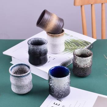 日式和風陶瓷小茶杯復古個人專用茶具水杯主人杯家用功夫茶杯小號