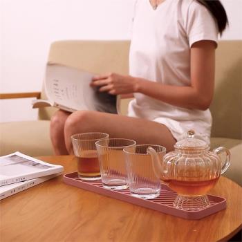 矽膠託盤餐墊矽膠調料瓶置物架隔熱耐高溫方便家居茶杯收納墊杯墊