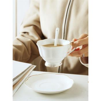 雅思婷•歐式咖啡杯套裝奢華水杯英式骨瓷咖啡杯高檔杯子家用茶杯