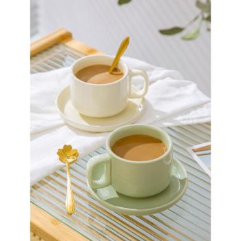 咖啡杯子高檔精致下午茶杯具陶瓷馬克杯女高顏值日式咖啡杯碟套裝