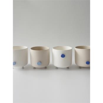 瓷泡泡 NOOJI系列跳跳杯藝術家手作設計高顏值馬克杯家用陶瓷茶杯