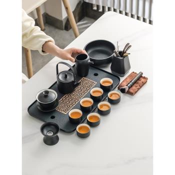 功夫茶具套裝家用整套陶瓷泡茶杯壺高檔客廳辦公輕奢中式小套禮盒