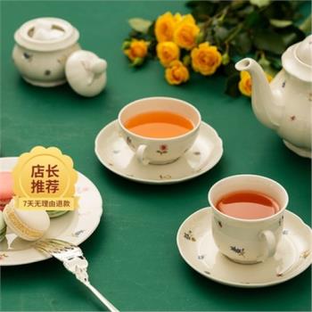 現貨德國Seltmann Weiden陶瓷咖啡杯茶杯杯碟彩色小花系列