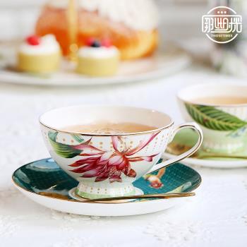 英式下午茶杯茶具 骨瓷咖啡杯歐式小奢華小精緻ins風陶瓷杯碟套裝