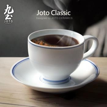 九土歐式咖啡杯復古青花手繪英式下午茶杯花茶陶瓷杯美式杯子加厚