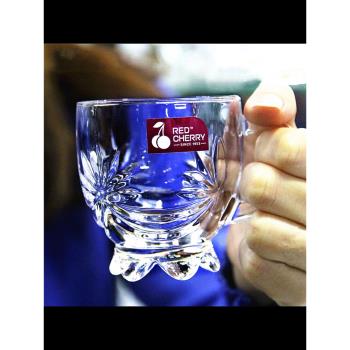 高級水晶咖啡杯玻璃咖啡杯子高檔精致高顏值創意玻璃杯歐式小茶杯
