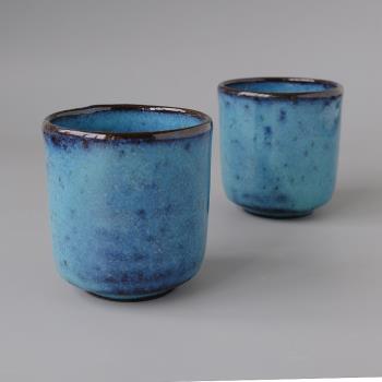 日式窯變粗陶馬克杯北歐創意水杯陶瓷茶杯家用早餐杯牛奶杯咖啡杯