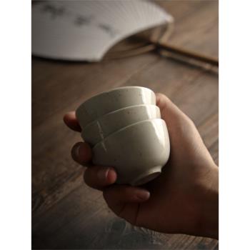 景德鎮陶瓷器仿古手工主人杯單杯日式功夫茶具品茗杯小茶杯個人杯