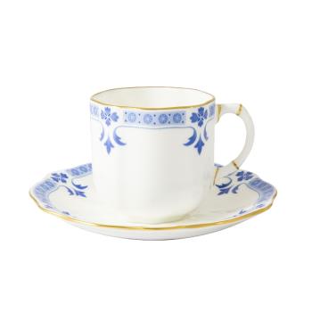 英國Royal Crown Derby格蘭蔚爾咖啡杯碟歐式骨瓷平盤餐具無禮盒