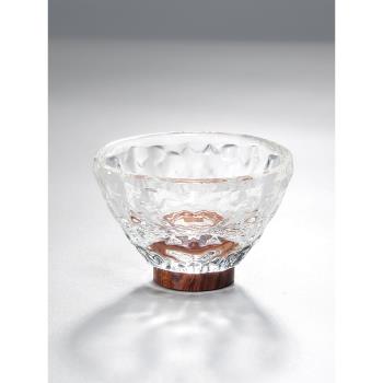 臺灣木璃玻璃品茗杯耐熱透明加厚創意主人杯水晶日式手工功夫茶杯