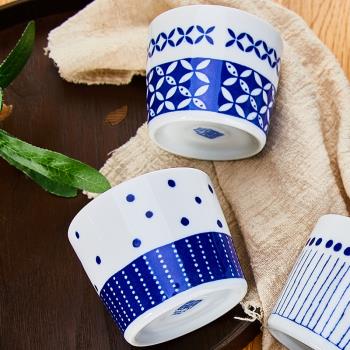 日本進口美濃燒陶瓷日式簡約家用喝水茶杯湯汁杯早餐麥片多用杯
