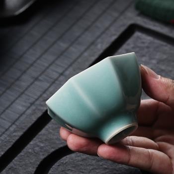 單杯弟窯龍泉手工茶具家用青瓷