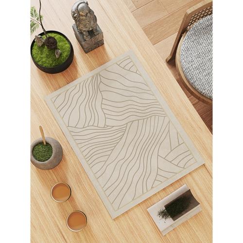 侘寂風茶席茶墊吸水瀝水墊免打理茶杯杯墊茶桌隔熱墊子餐桌桌墊