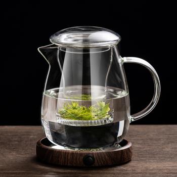 加厚玻璃泡茶杯茶水分離沖茶器家用男女辦公杯帶蓋大容量功夫茶具