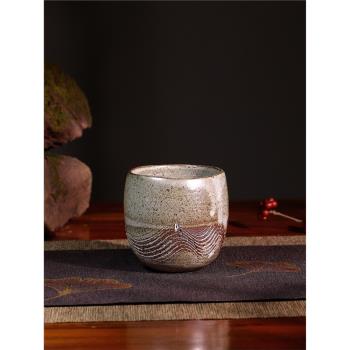 韓磊手工茶杯 鈞瓷原礦茶器草木灰柴燒品茗杯中式詫寂風禮盒裝