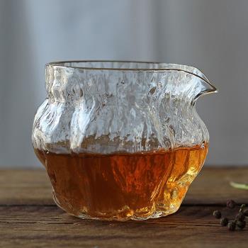 耐熱玻璃倒茶公道杯加厚分茶器核桃茶海茶碗茶杯一口杯功夫茶具