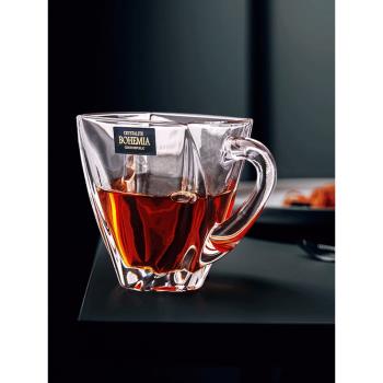 捷克BOHEMIA水晶玻璃6只裝咖啡杯