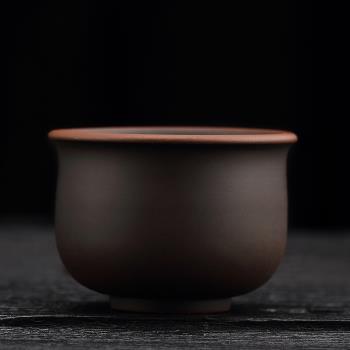 雲南建水紫陶茶杯純手工功夫茶具簡約主人杯高階品茗杯個人杯專用