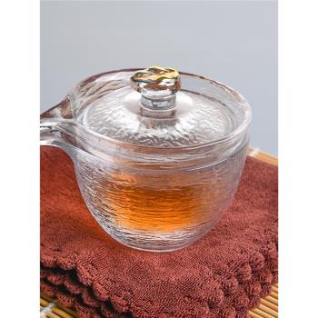 旅行功夫茶具便攜收納茶杯玻璃蓋碗泡茶杯創意簡約小套快客杯茶具