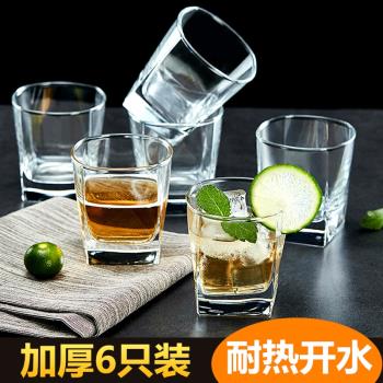 家用ins風透明耐熱只裝玻璃杯