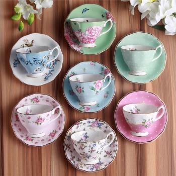 英式下午茶具royal歐式骨瓷咖啡杯紅茶杯復古陶瓷茶杯田園風杯子