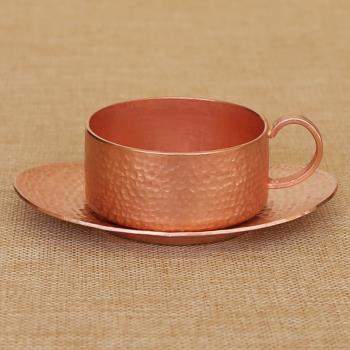 純手工純銅咖啡杯銅茶杯紫銅水杯銅杯子銅茶缸銅酒杯紅銅杯子