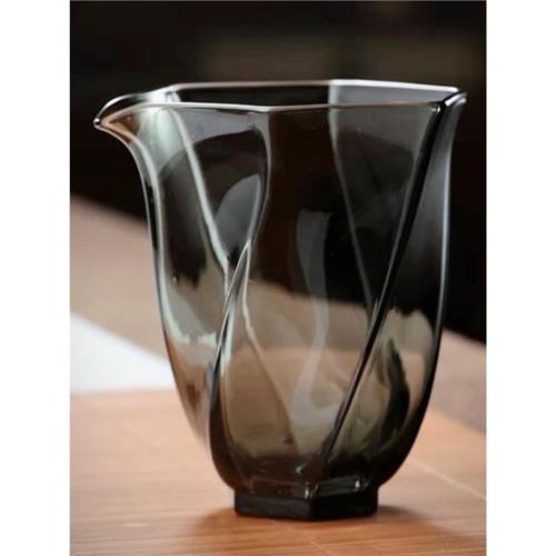 全度玻璃公道杯高硼硅耐熱耐高溫加厚分茶器創意高檔茶杯茶海茶具