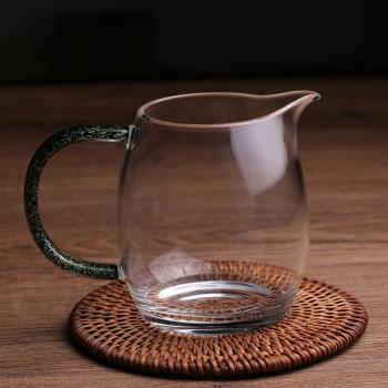 臺灣禾器玻璃公道杯加厚茶杯透明茶海和器高端公杯功夫茶具分茶器