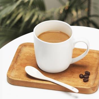 陶瓷純白簡約冷水家用創意咖啡杯