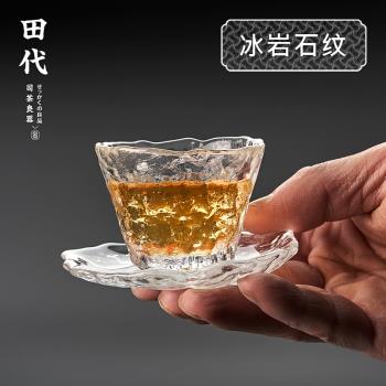 日式冰紋耐熱手工品茗杯玻璃