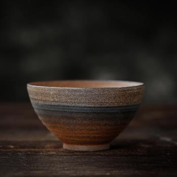 陶瓷日式手工復古品茗杯