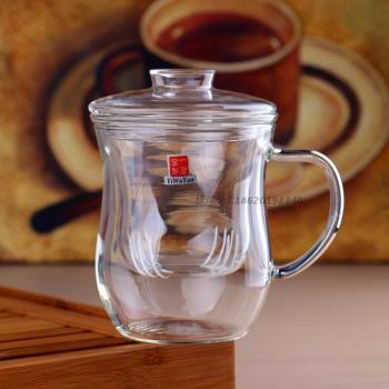 三件套玻璃茶具辦公水杯