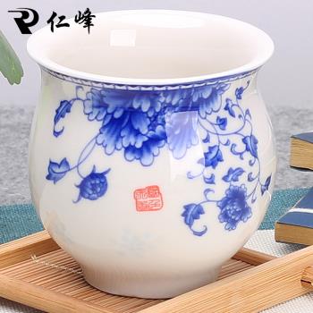 家用簡約茶杯陶瓷茶盞茶碗家用單個品茗杯紫砂主人杯青瓷泡茶耐熱
