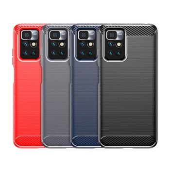小米紅米Note 11 4G手機殼 紅米Note11保護套 碳纖維全包硅膠軟殼