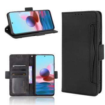 適用4G紅米RedmiNote10多插卡位翻蓋手機殼10S錢包帶蓋皮套全包軟