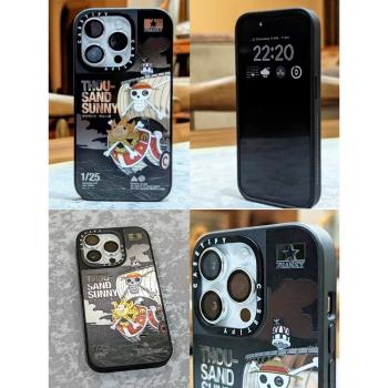 casety海賊王手機殼15磁吸適用蘋果14promax鏡面iPhone13高品質12magsafe透明11明星同款15plus保護套