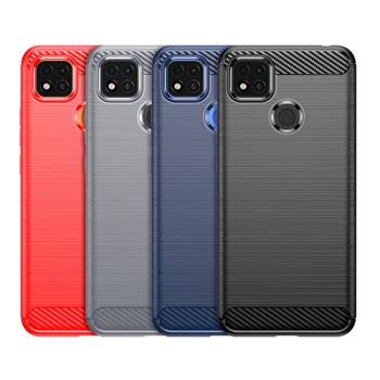 小米Poco C31手機保護殼 Xiaomi Poco C31碳纖維全包硅膠軟殼男女