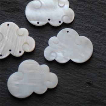diy天然云朵4種方式雙面雕刻貝殼