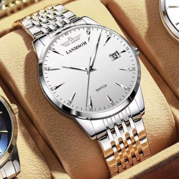 瑞士正品阿瑪妮手表男士十大名牌機械表鋼帶男款學生手表商務防水