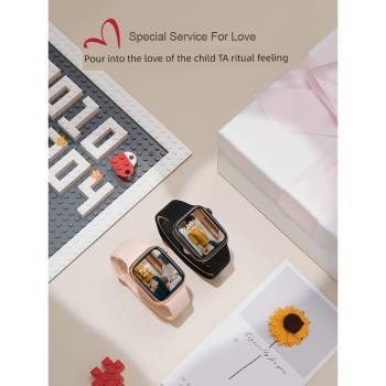 情侶手表一對情人節禮物新年年貨禮盒多功能運動藍牙通話智能手表