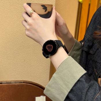 運動手表女款藍牙電話多功能健康心率適用于oppovivo手機智能手環