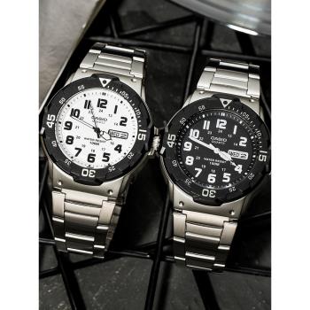 CASIO卡西歐男表潮流運動防水夜光石英學生指針式手錶MRW-200HD-7
