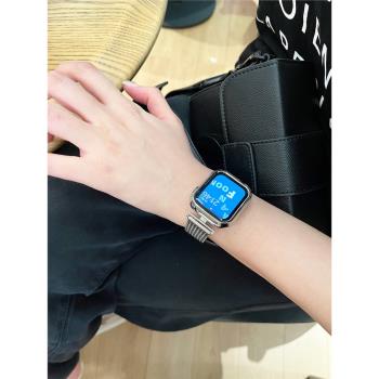 不銹鋼金屬表帶適用于蘋果手表AppleWatch87iwatch65通用腕帶男女